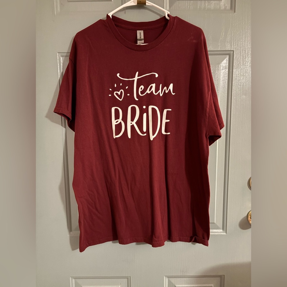 Team Bride Graphic Tee – Gildan Heavy Cotton – Women’s XL